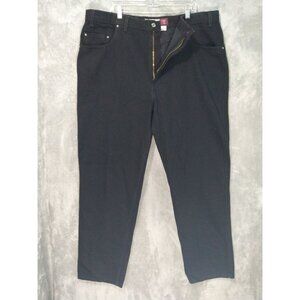 Vintage Levis 545 Jeans Mens 44x34 Black Denim Signature Loose Fit High Rise